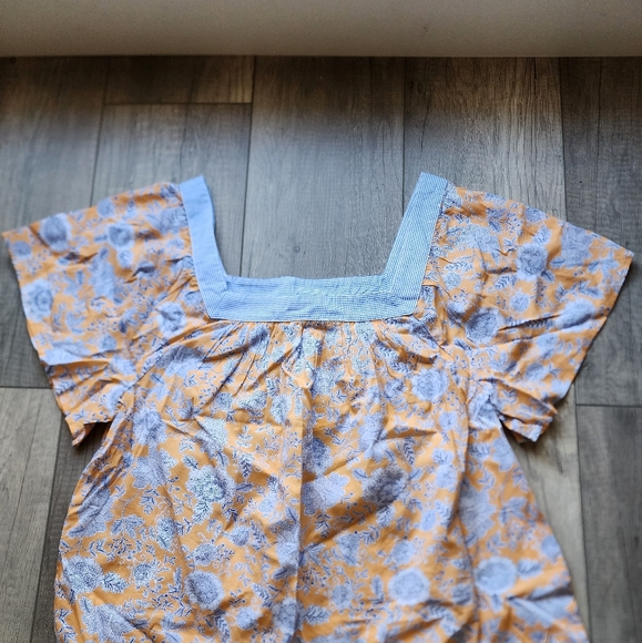 NWT Nautica Square Neck Floral Printed Women's Shirt - Picture 3 of 6